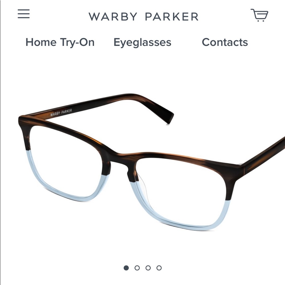 Warby Parker Welty 325 “eastern bluebird fade” frames- non prescription glasses
